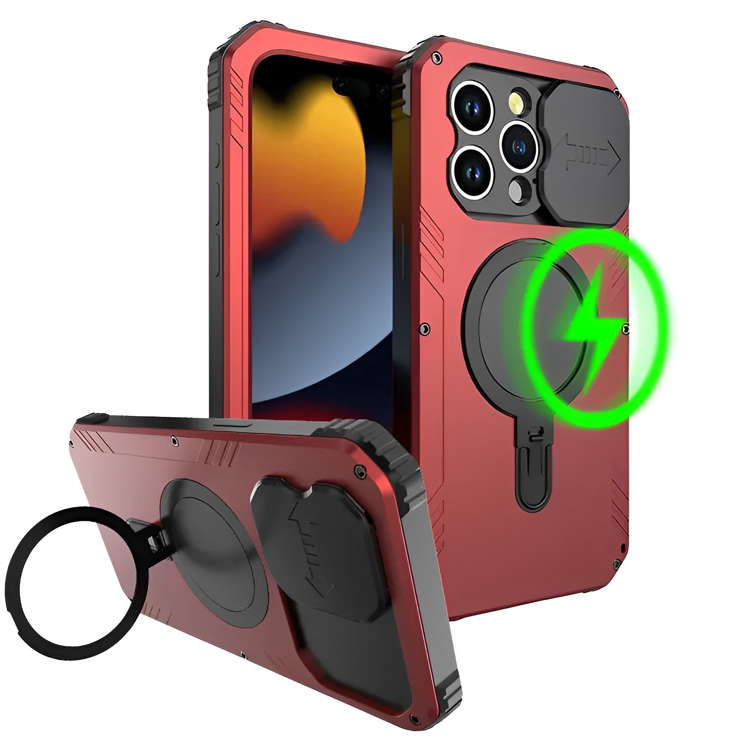 Coque Renforcée Tout-Terrain pour Smartphone - Rouge - iPhone 7/8 - Neolyst