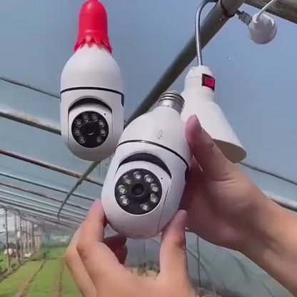 Caméra Ampoule De Surveillance Panoramique