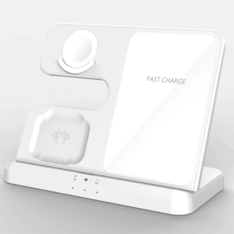 3 in 1 Wireless Fast Charging Station (For Samsung) - White - - Neolyst