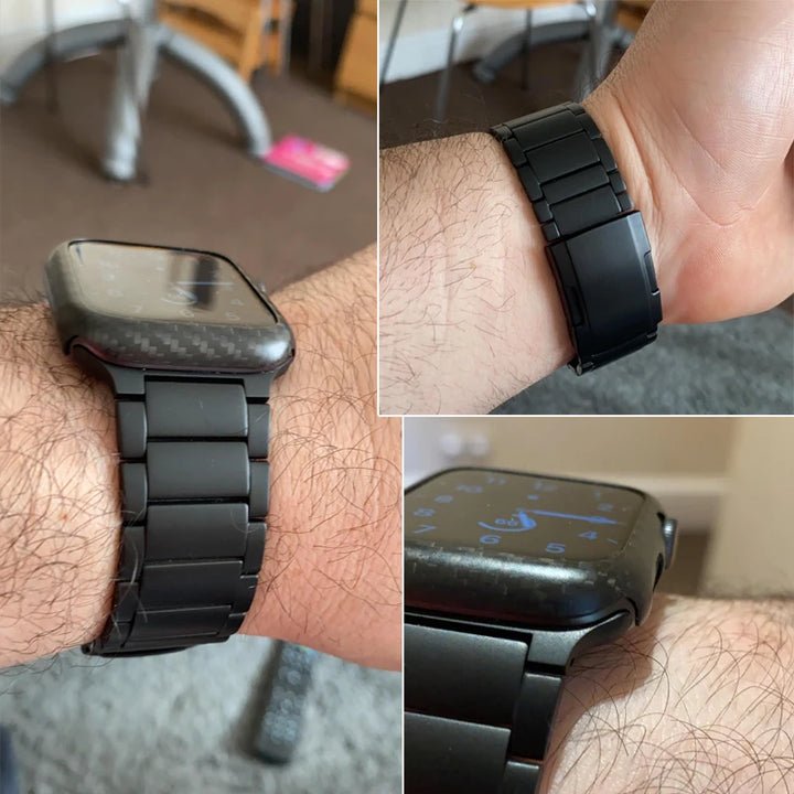 Bracelet Apple Watch en Titane V2 - Noir - 49mm (Ultra) - Neolyst