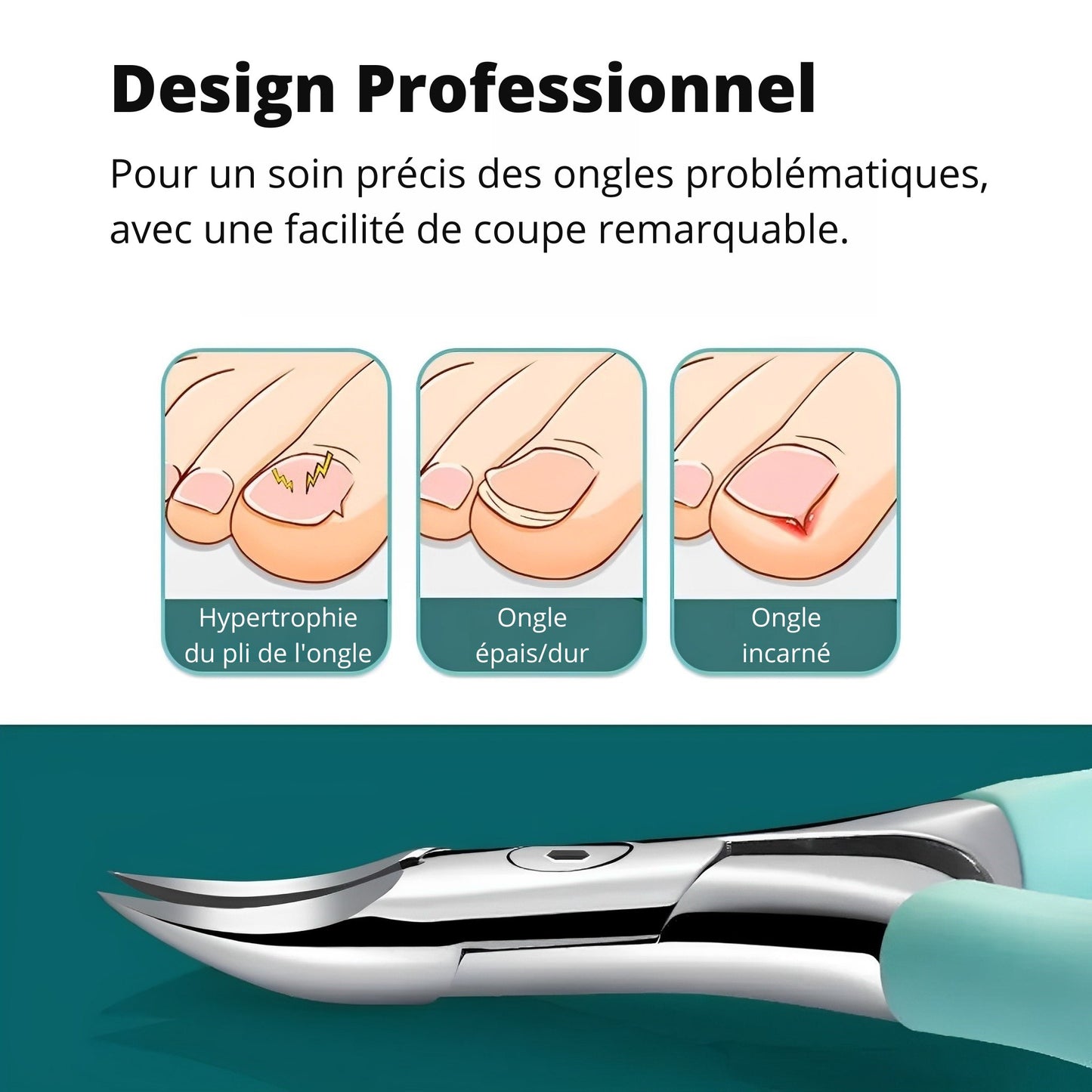 Coupe-Ongles de Pieds Professionel - Neolyst