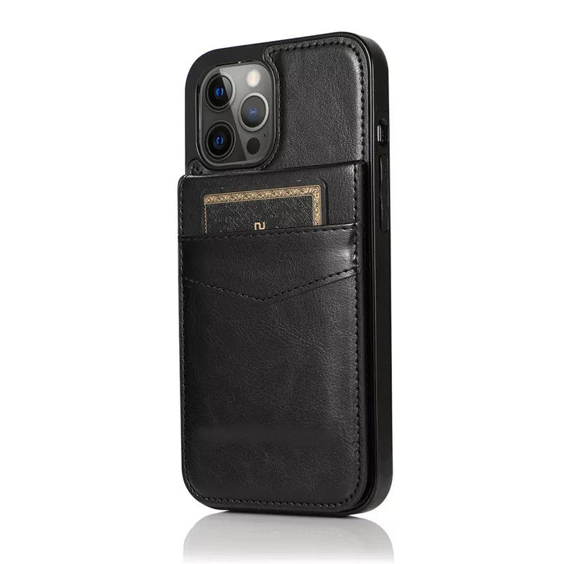 iPhone Case with Card Holder - Black - iPhone 6/6s - Neolyst