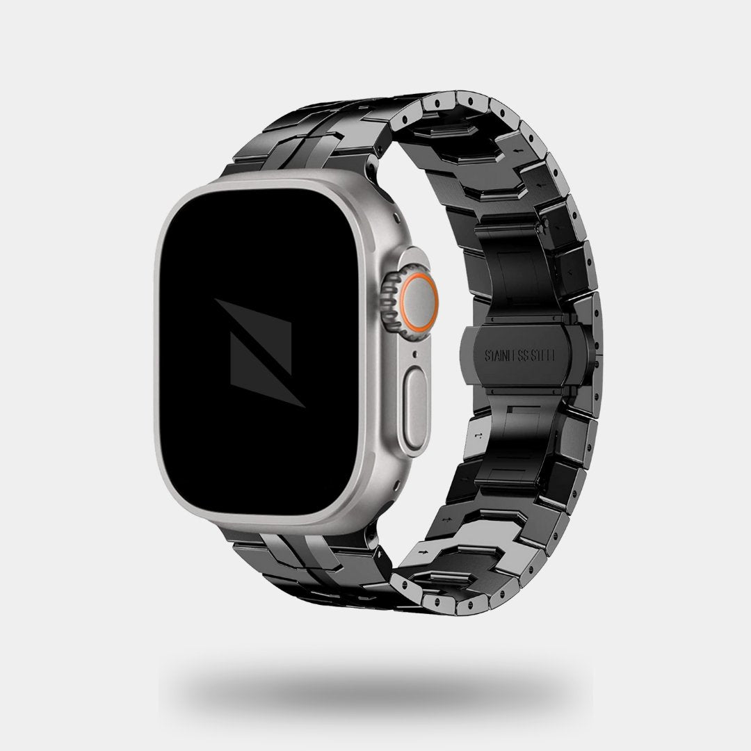 Stainless Steel Apple Watch Band - Black - 42mm - Neolyst