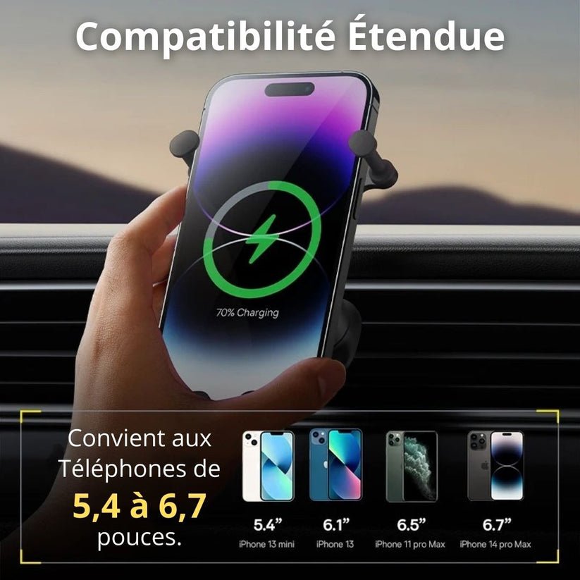 Support Téléphone Voiture Gravité - Non Inclus - - Neolyst